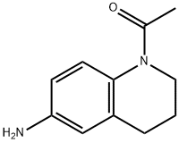 1-(6-amino-1,2,3,4-tetrahydroquinolin-1-yl)ethan-1-one Struktur