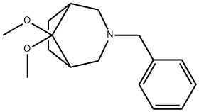 3-BENZYL-8,8-DIMETHOXY-3-AZABICYCLO[3.2.1]OCTANE Structure