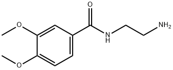 N-(2-aminoethyl)-3,4-dimethoxybenzamide 化学構造式