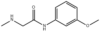 N-(3-methoxyphenyl)-2-(methylamino)acetamide Structure