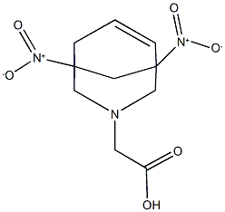 (1,5-Dinitro-3-azabicyclo[3.3.1]non-6-en-3-yl)acetic acid
