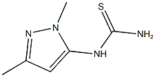 N-(1,3-DIMETHYL-1H-PYRAZOL-5-YL)THIOUREA Structure