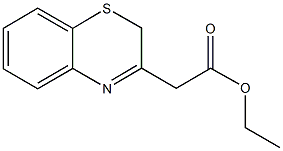 ETHYL 2H-1,4-BENZOTHIAZIN-3-YLACETATE 化学構造式