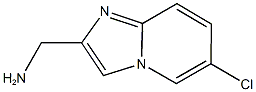 (6-CHLOROIMIDAZO[1,2-A]PYRIDIN-2-YL)METHYLAMINE,,结构式