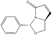 (3R,7AS)-3-PHENYL-1,7A-DIHYDRO-5H-PYRROLO[1,2-C][1,3]OXAZOL-5-ONE,,结构式