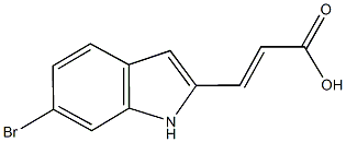 3-(6-BROMO-1H-INDOL-2-YL)ACRYLIC ACID Structure