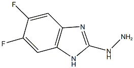 5,6-DIFLUORO-2-HYDRAZINO-1H-BENZIMIDAZOLE Struktur
