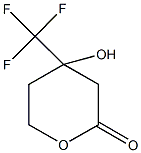 4-HYDROXY-4-(TRIFLUOROMETHYL)TETRAHYDRO-2H-PYRAN-2-ONE Struktur