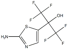 2-(2-AMINO-1,3-THIAZOL-5-YL)-1,1,1,3,3,3-HEXAFLUOROPROPAN-2-OL Structure