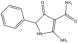 2-AMINO-4-OXO-5-PHENYL-4,5-DIHYDRO-1H-PYRROLE-3-CARBOXAMIDE Structure