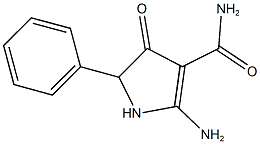 2-AMINO-4-OXO-5-PHENYL-4,5-DIHYDRO-1H-PYRROLE-3-CARBOXAMIDE Struktur