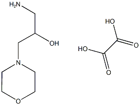 1-AMINO-3-MORPHOLIN-4-YLPROPAN-2-OL OXALATE,,结构式