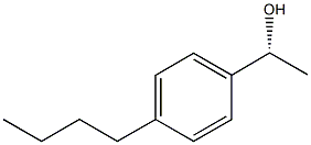 (1R)-1-(4-BUTYLPHENYL)ETHANOL 结构式