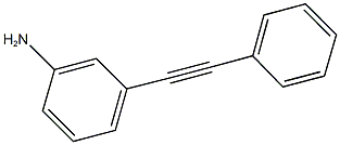 3-(PHENYLETHYNYL)ANILINE Struktur