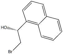 (1R)-2-BROMO-1-(1-NAPHTHYL)ETHANOL Structure