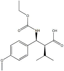 (2S)-2-[(S)-[(ETHOXYCARBONYL)AMINO](4-METHOXYPHENYL)METHYL]-3-METHYLBUTANOIC ACID|
