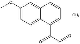 6-METHOXYNAPHTHYLGLYOXAL HYDRATE, 95+%,,结构式