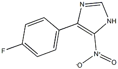 4-(4-FLUOROPHENYL)-5-NITRO-1H-IMIDAZOLE 结构式