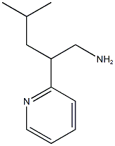 4-METHYL-2-PYRIDIN-2-YLPENTAN-1-AMINE Struktur