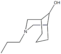 3-propyl-3-azabicyclo[3.3.1]nonan-9-ol 化学構造式