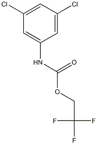 2,2,2-trifluoroethyl 3,5-dichlorophenylcarbamate,,结构式