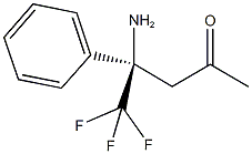 (4R)-4-amino-5,5,5-trifluoro-4-phenylpentan-2-one