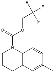 2,2,2-trifluoroethyl 6-methyl-3,4-dihydroquinoline-1(2H)-carboxylate 结构式