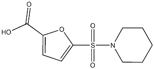 5-(piperidin-1-ylsulfonyl)-2-furoic acid Structure