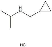 N-(cyclopropylmethyl)-N-isopropylamine hydrochloride Struktur