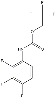 2,2,2-trifluoroethyl 2,3,4-trifluorophenylcarbamate|