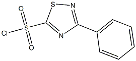 3-phenyl-1,2,4-thiadiazole-5-sulfonyl chloride,,结构式