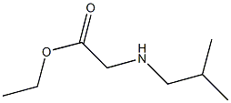 ethyl (isobutylamino)acetate Structure