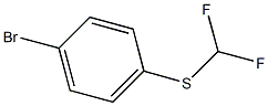 1-bromo-4-[(difluoromethyl)thio]benzene 化学構造式