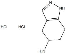 4,5,6,7-tetrahydro-1H-indazol-5-amine dihydrochloride Struktur