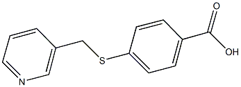  4-[(pyridin-3-ylmethyl)thio]benzoic acid