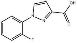 1-(2-fluorophenyl)-1H-pyrazole-3-carboxylic acid, 1152534-81-0, 结构式