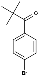 1-(4-bromophenyl)-2,2-dimethylpropan-1-one Structure