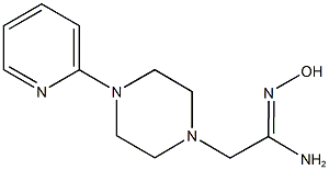 (1Z)-N'-hydroxy-2-(4-pyridin-2-ylpiperazin-1-yl)ethanimidamide Struktur