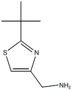 (2-tert-butyl-1,3-thiazol-4-yl)methanamine,,结构式