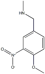 [(4-methoxy-3-nitrophenyl)methyl](methyl)amine 结构式