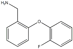 [2-(2-fluorophenoxy)phenyl]methanamine Structure