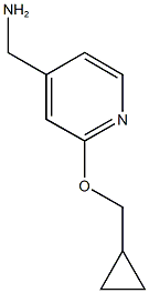 [2-(cyclopropylmethoxy)pyridin-4-yl]methanamine|[2-(cyclopropylmethoxy)pyridin-4-yl]methanamine