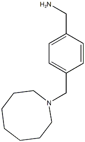 [4-(azocan-1-ylmethyl)phenyl]methanamine Structure