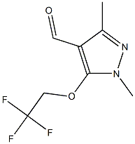 1,3-dimethyl-5-(2,2,2-trifluoroethoxy)-1H-pyrazole-4-carbaldehyde