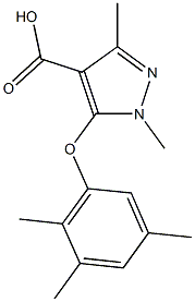 1,3-dimethyl-5-(2,3,5-trimethylphenoxy)-1H-pyrazole-4-carboxylic acid