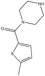 1-[(5-methylthiophen-2-yl)carbonyl]piperazine,,结构式