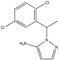 1-[1-(2,5-dichlorophenyl)ethyl]-1H-pyrazol-5-amine 化学構造式