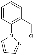 1-[2-(chloromethyl)phenyl]-1H-pyrazole 结构式