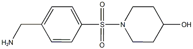 1-{[4-(aminomethyl)phenyl]sulfonyl}piperidin-4-ol