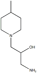 1-amino-3-(4-methylpiperidin-1-yl)propan-2-ol Structure